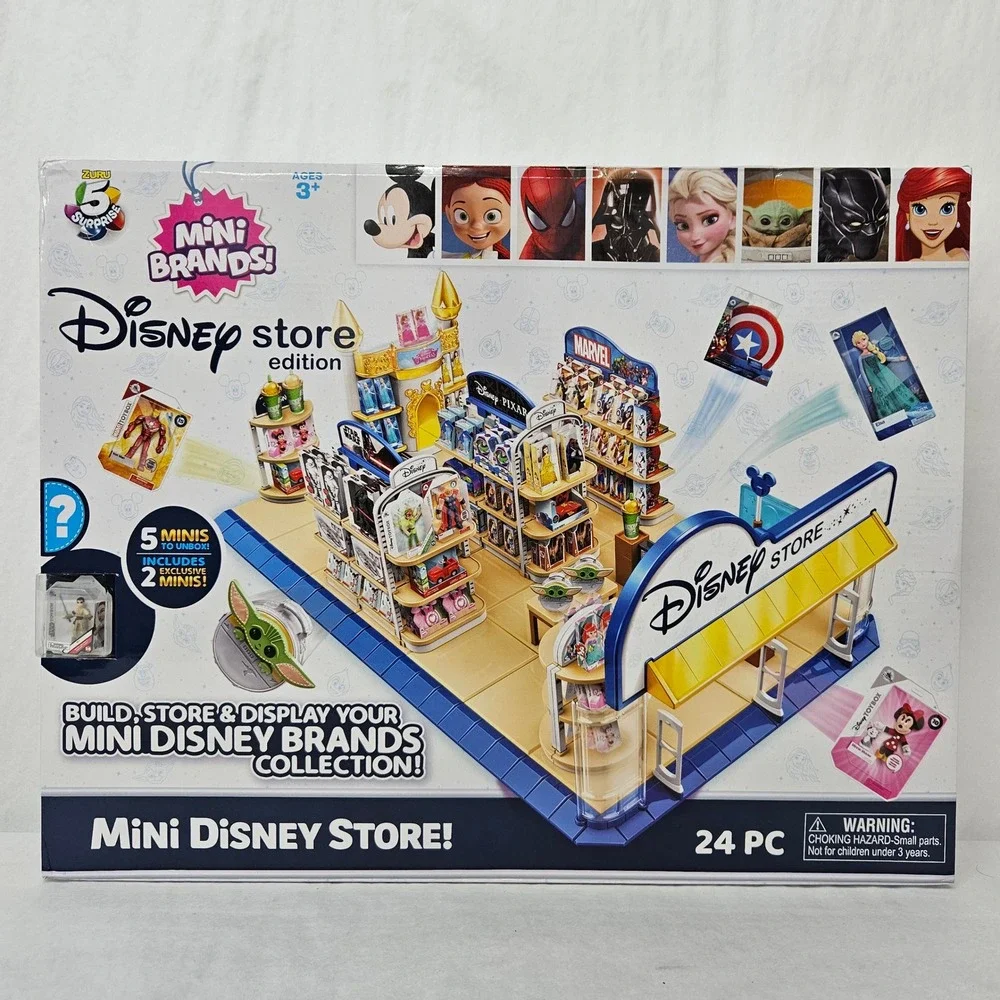 Zuru 5 Surprise Mini Brands Disney Store Edition Playset 24pc with 5 Minis NEW